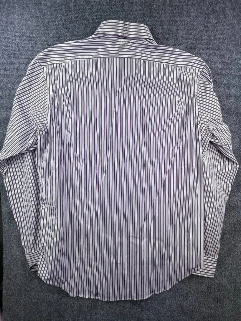 Polo Ralph Lauren Button Up Purple Striped Regent Classic Fit NWT 16.5 36/37